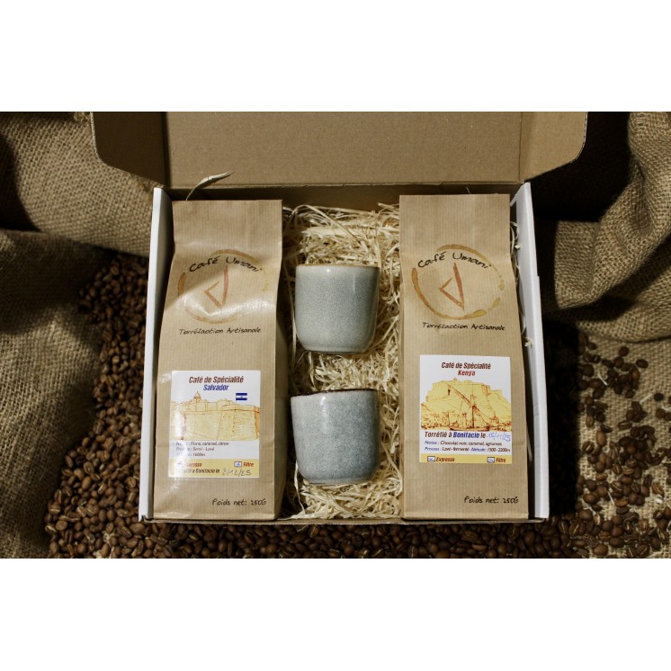 Coffret "Cafés d'Exception" (image non contractuelle)