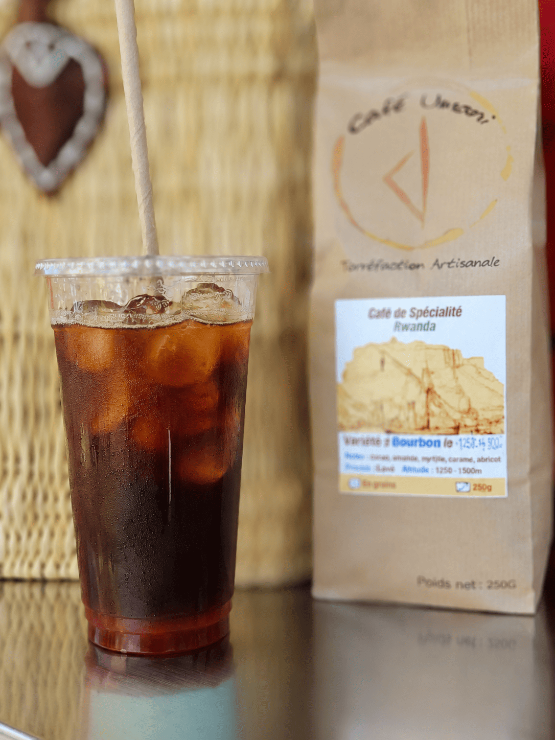 Cold Brew maison préparé avec un café d'Éthiopie torréfié par Café Umani